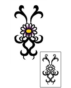 Flower Tattoo Specific Body Parts tattoo | PPF-03034