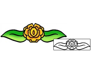 Rose Tattoo Plant Life tattoo | PPF-03042