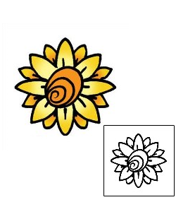 Flower Tattoo Specific Body Parts tattoo | PPF-03045