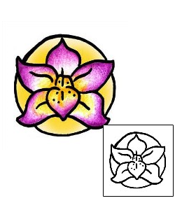 Flower Tattoo Specific Body Parts tattoo | PPF-03071
