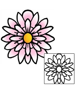 Flower Tattoo Specific Body Parts tattoo | PPF-03088