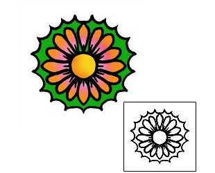 Daisy Tattoo Specific Body Parts tattoo | PPF-03092