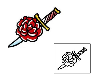 Rose Tattoo Plant Life tattoo | PPF-03105