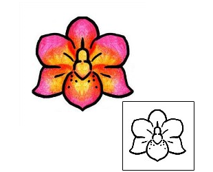Flower Tattoo Specific Body Parts tattoo | PPF-03107