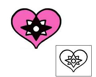 Heart Tattoo For Women tattoo | PPF-03128