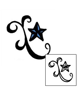 Star Tattoo Astronomy tattoo | PPF-03152