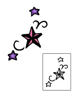 Star Tattoo Astronomy tattoo | PPF-03161