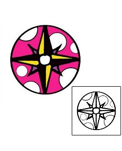 Compass Tattoo Astronomy tattoo | PPF-03174