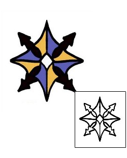 Compass Tattoo Astronomy tattoo | PPF-03193