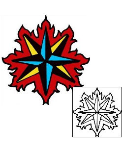 Compass Tattoo Astronomy tattoo | PPF-03207