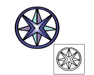 Compass Tattoo Astronomy tattoo | PPF-03216