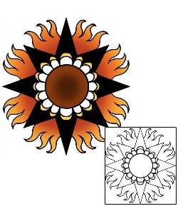 Sunflower Tattoo Plant Life tattoo | PPF-03258