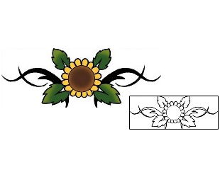 Sunflower Tattoo Specific Body Parts tattoo | PPF-03262