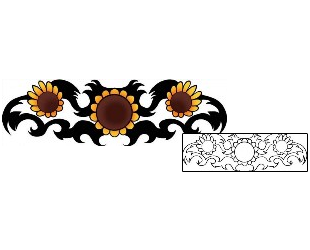 Sunflower Tattoo Specific Body Parts tattoo | PPF-03266