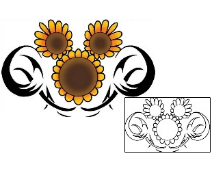 Sunflower Tattoo Tattoo Styles tattoo | PPF-03281
