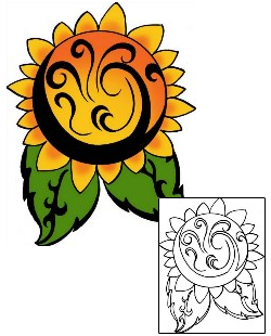 Sunflower Tattoo Tattoo Styles tattoo | PPF-03291