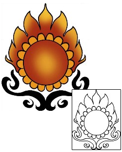 Sunflower Tattoo Tattoo Styles tattoo | PPF-03295