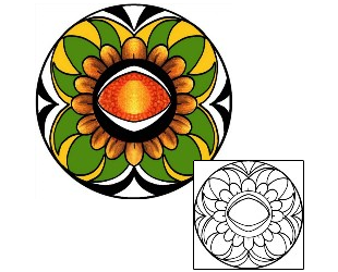 Sunflower Tattoo Plant Life tattoo | PPF-03349