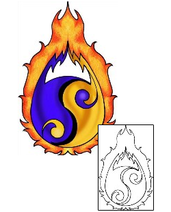Fire – Flames Tattoo Miscellaneous tattoo | PPF-03379