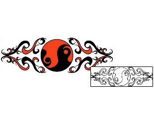 Yin Yang Tattoo Miscellaneous tattoo | PPF-03385