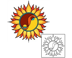 Sun Tattoo Miscellaneous tattoo | PPF-03422