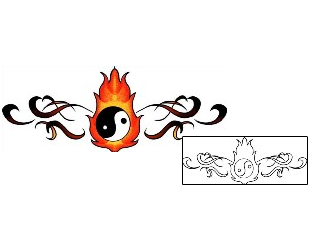 Yin Yang Tattoo Miscellaneous tattoo | PPF-03445