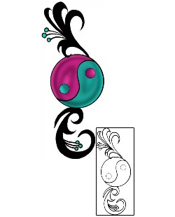 Yin Yang Tattoo Miscellaneous tattoo | PPF-03446