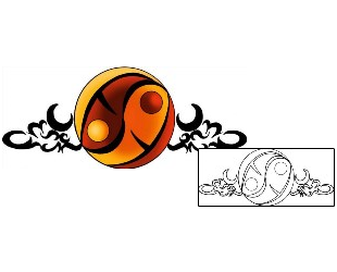 Yin Yang Tattoo Miscellaneous tattoo | PPF-03460