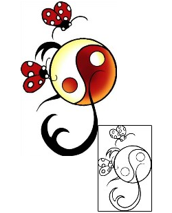 Yin Yang Tattoo Miscellaneous tattoo | PPF-03463