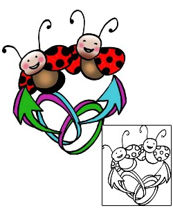 Ladybug Tattoo Miscellaneous tattoo | PPF-03536