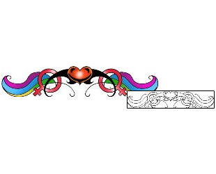 Rainbow Tattoo Specific Body Parts tattoo | PPF-03592