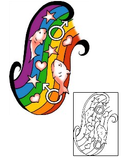 Rainbow Tattoo Miscellaneous tattoo | PPF-03628