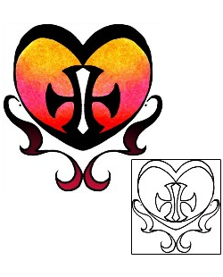 Sacred Heart Tattoo Religious & Spiritual tattoo | PPF-03648