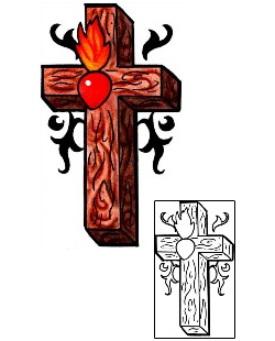 Cross Tattoo Religious & Spiritual tattoo | PPF-03651