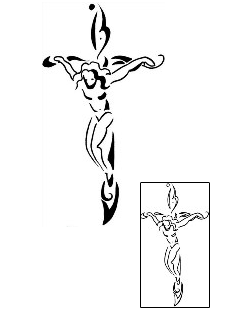 Cross Tattoo Religious & Spiritual tattoo | PPF-03653