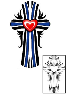 Cross Tattoo Religious & Spiritual tattoo | PPF-03659