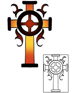 Cross Tattoo Religious & Spiritual tattoo | PPF-03662