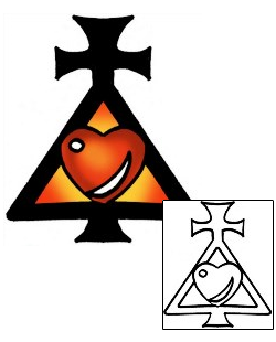 Sacred Heart Tattoo Religious & Spiritual tattoo | PPF-03676