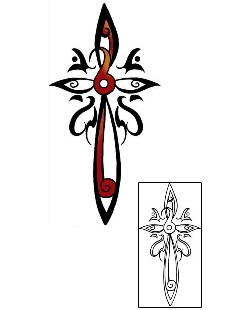 Cross Tattoo Religious & Spiritual tattoo | PPF-03695