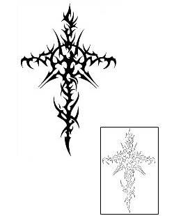 Cross Tattoo Religious & Spiritual tattoo | PSF-00008