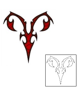 Aries Tattoo Specific Body Parts tattoo | PSF-00018