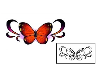 Butterfly Tattoo Specific Body Parts tattoo | PVF-00019