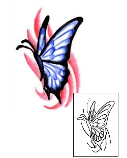 Butterfly Tattoo Insects tattoo | PVF-00020