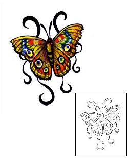 Butterfly Tattoo Insects tattoo | PVF-00042