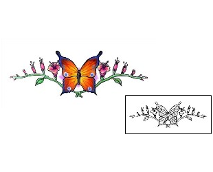 Flower Tattoo Specific Body Parts tattoo | PVF-00056