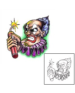 Clown Tattoo Tattoo Styles tattoo | PVF-00078