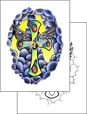 Jewel Tattoo religious-and-spiritual-cross-tattoos-pericle-varduca-pvf-00088