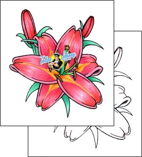 Flower Tattoo plant-life-flowers-tattoos-pericle-varduca-pvf-00114