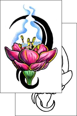 Flower Tattoo plant-life-flowers-tattoos-pericle-varduca-pvf-00118