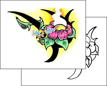 Flower Tattoo plant-life-flowers-tattoos-pericle-varduca-pvf-00119